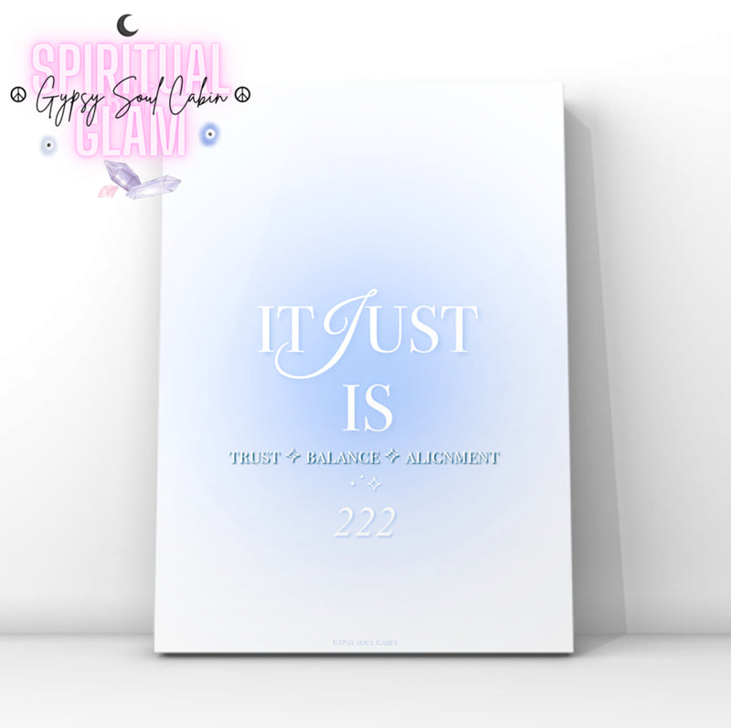 it just is aura wall print