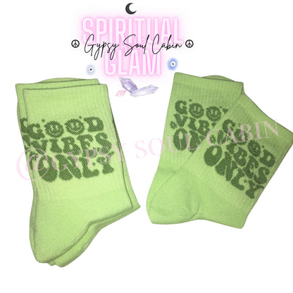 Quisha Good Vibes Only Limited Edition Socks