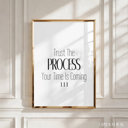 Black and White Manifestation Angel Number A4 Print Set