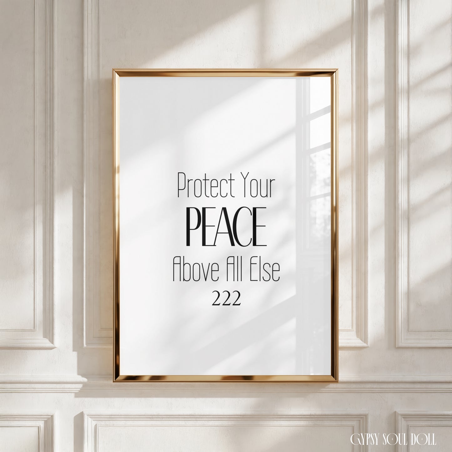 Black and White Manifestation Angel Number A4 Print Set