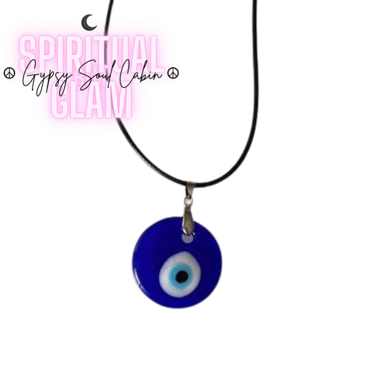 Blue Evil Eye Protection Necklace
