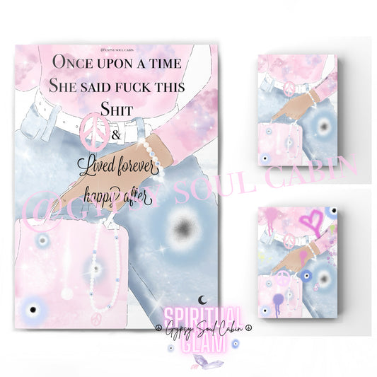Once Upon A Time, Evil Eye, Peace Girl Graffiti Art Prints