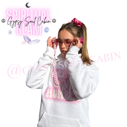 Pink Silk Retro Hair Scrunchie