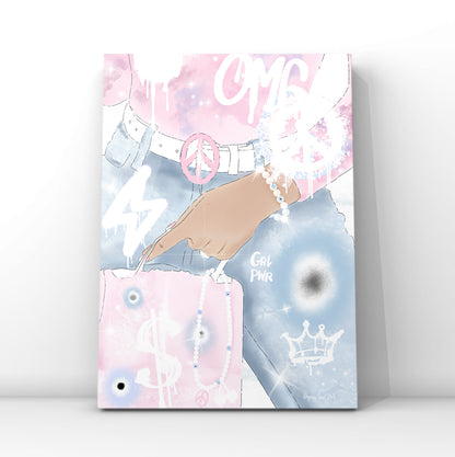 Divine Feminine Energy | Fashion Graffiti Art Print